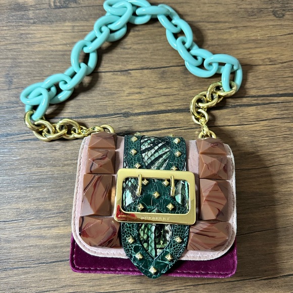 Burberry exotic python mini bag - Picture 2 of 8